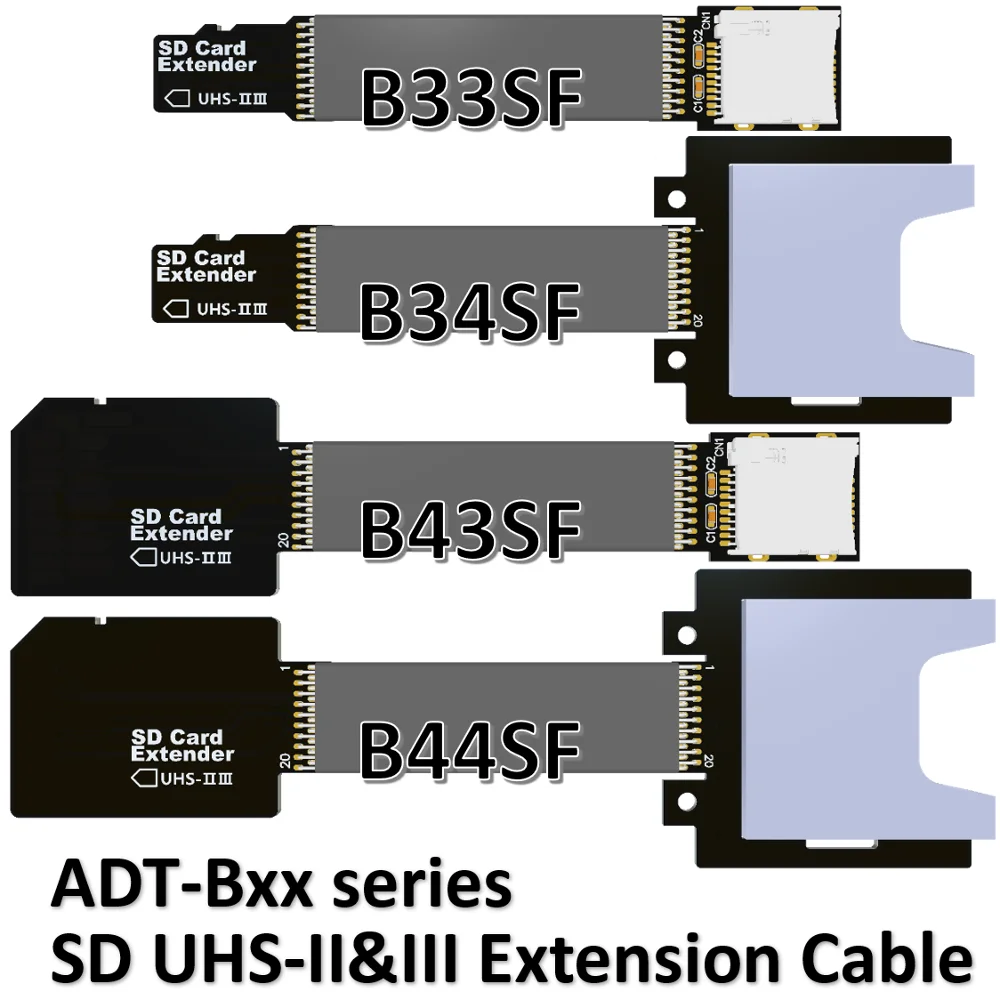 

MicroSD TF Memory Card Extender cable High Speed Up to 312MB/sec For SDHC SDXC UHS-II UHS-III SD Card Extension