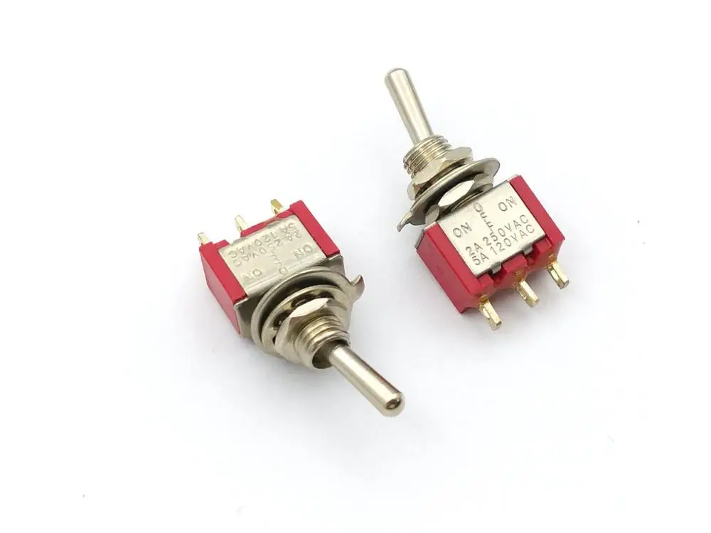 100 шт. 3-контактный переключатель SPDT на 2 стойки AC 5A/120 V 2A/250V адаптер | Обустройство