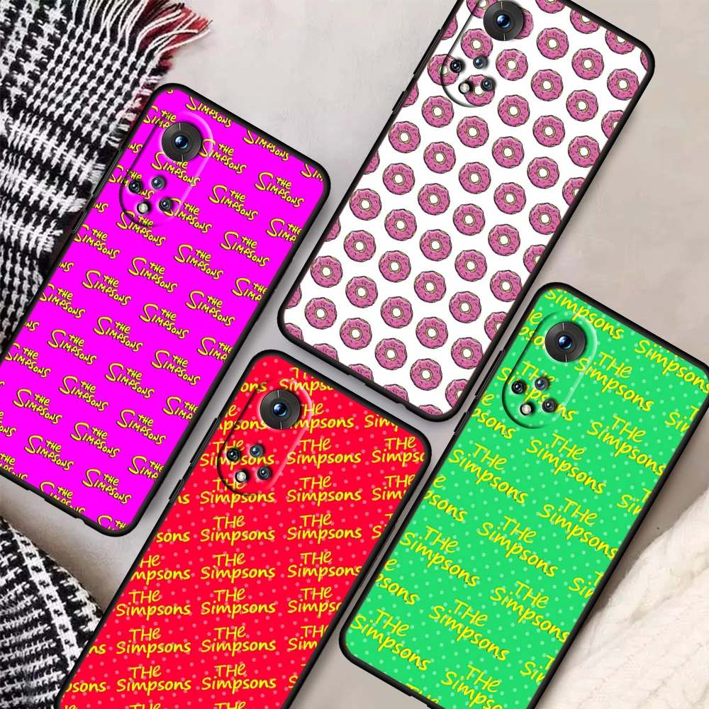 

Funny Family The Simpsons For Honor 50 Pro X20 SE V30 Magic3 Pro+ Play 5T 5G 30 Lite 30i 30S Silicone Soft Black Phone Case