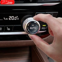 crystal car volume air conditioning knobs audio control button knob ring cover trim for bmw 1 2 3 4 5 6 7 8 x3 x4 x5 x6 x7 z4