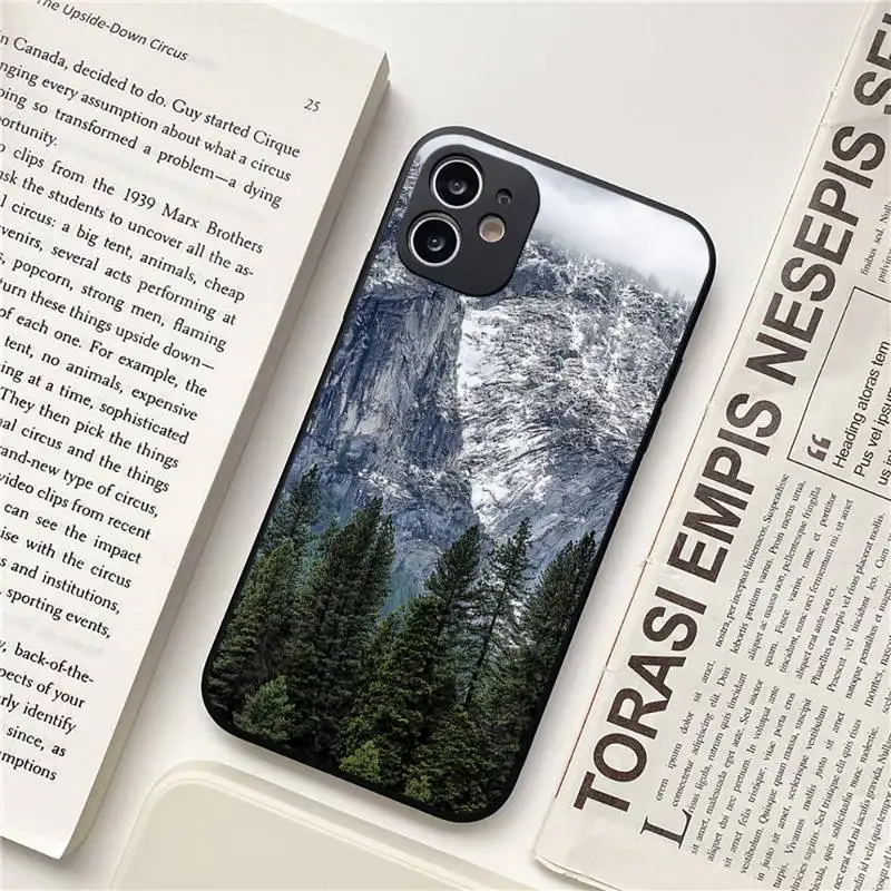 

Winter Snow Mountain Scene Phone Case for iPhone 11 12 pro XS MAX 8 7 6 6S Plus X 5S SE 2020 XR Soft silicone