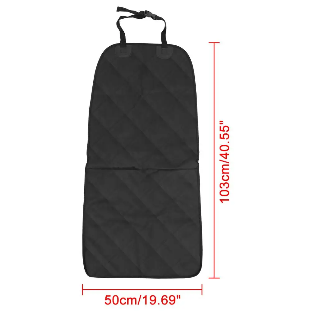 

X Autohaux Car Seat Cover for Dog Pet Soft Waterproof Non-slip Protector Four Seasons Hammock Black Car Seat Covers for Pets