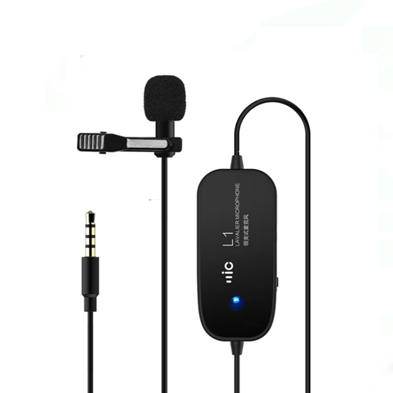 Lavalier микрофон клип отворот для смартфонов Iphone Nikon Canon камера видеокамера 3 5 мм Jack