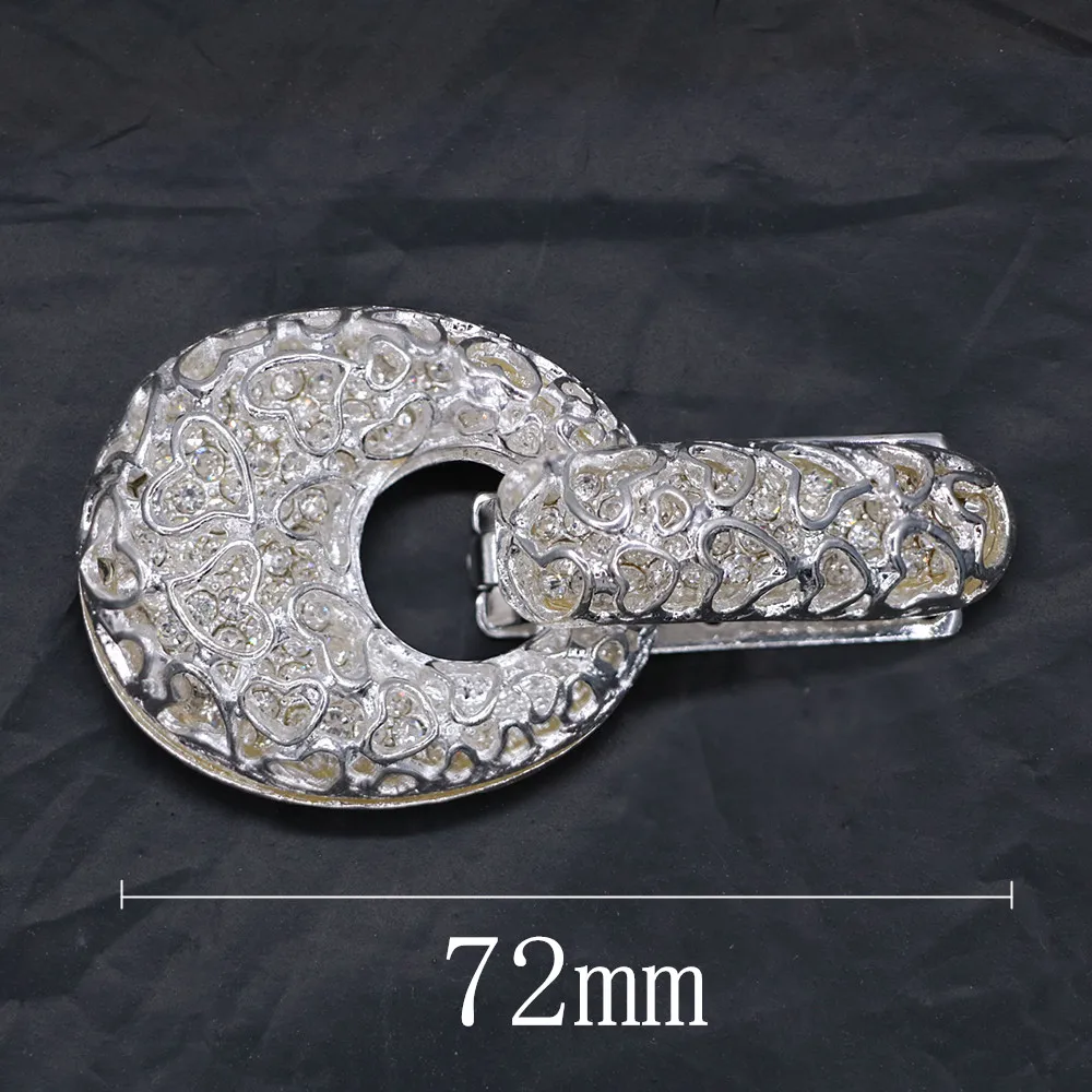 Хорошее качество 72 мм металлические стразы кнопка с свитер украшение пальто