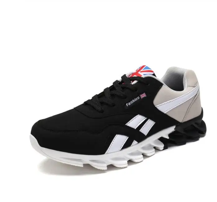 Туфли мужские дышащие повседневная обувь на плоской подошве синие красные серые