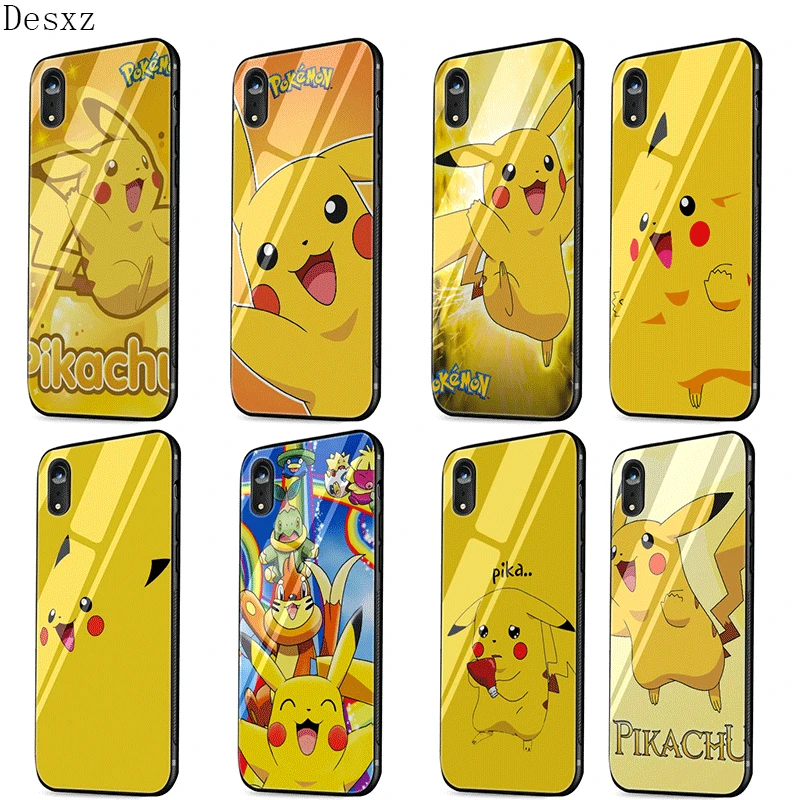 Стеклянный чехол для телефона TPU стекло iPhone 5 5s SE 6 6S 7 8 Plus 11 Pro XR X XS Max