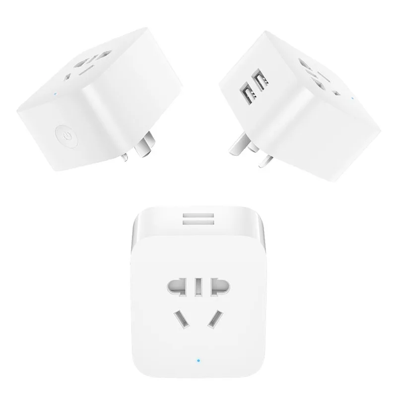 Умная розетка Xiaomi Mijia базовое Беспроводное зарядное устройство с двумя USB-портами