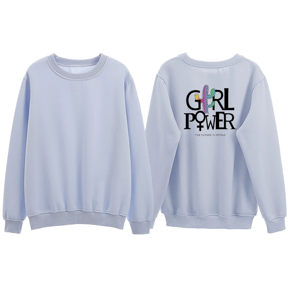 Hoodies Ladies Long Sleeve Warm Velvet Cotton Sweatshirts Womens Casual Autumn Winter Pullovers Femme Sweetshirts Mujer Chaqueta
