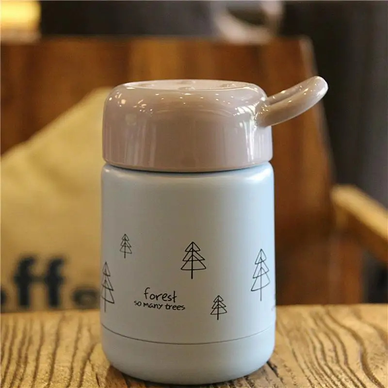 300 мл нержавеющая сталь милая Вакуумная чашка мультфильм Bento Box Портативный суп