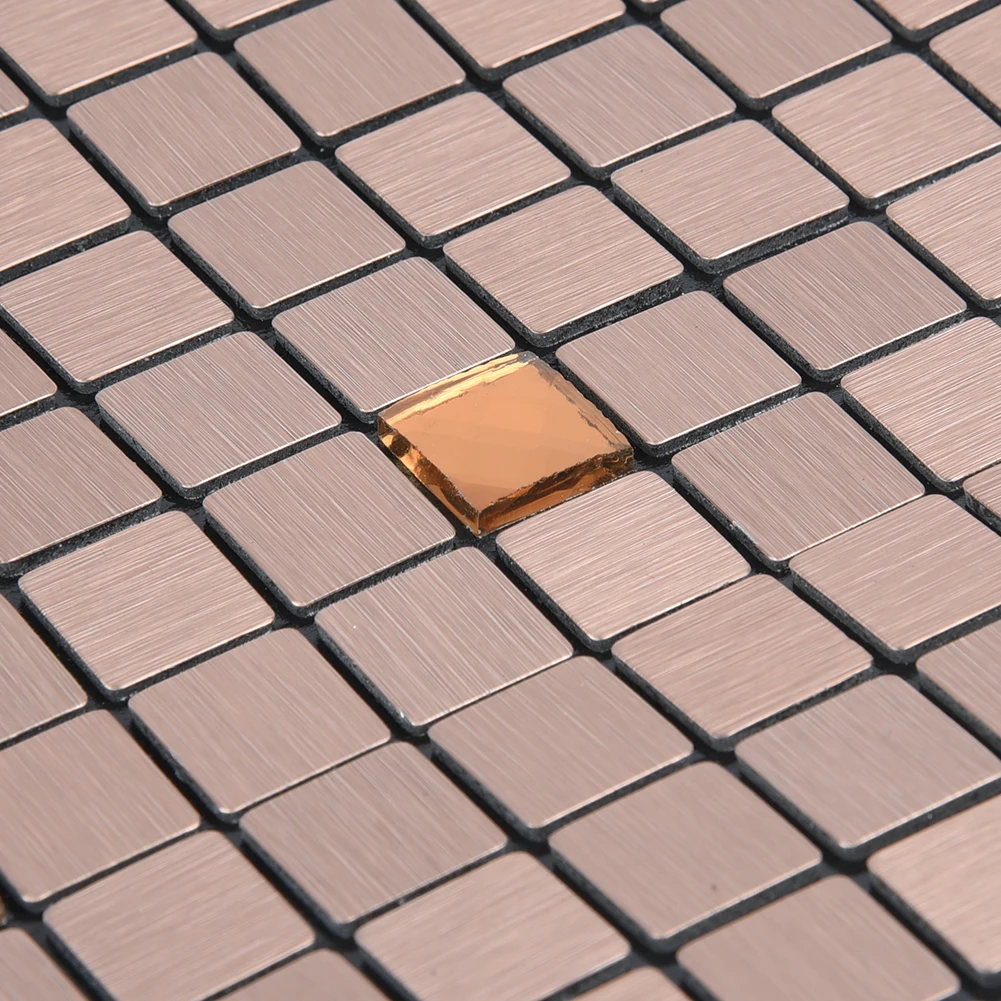 1 шт. самоклеющиеся блестящие мозаичные плитки для стен ванной кухни щитка