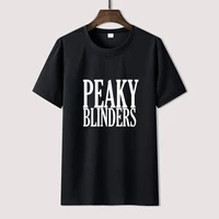 movies with peaky blinders men women summer 100 cotton black tees male newest top popular normal tee shirts unisex