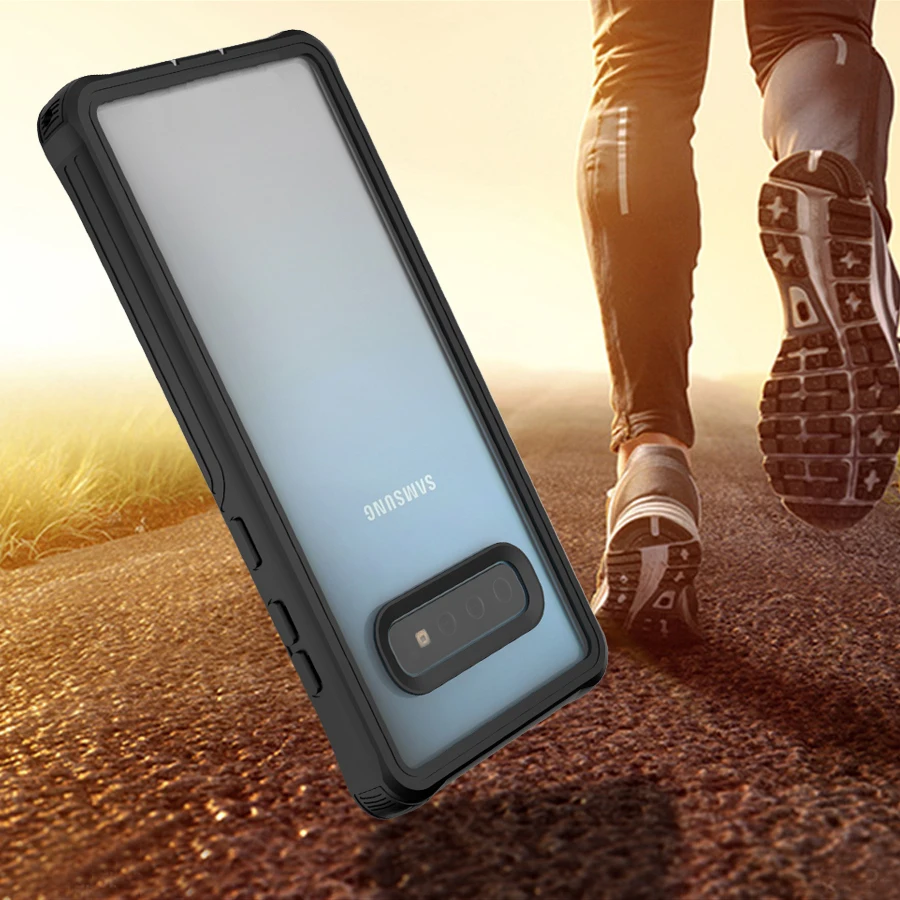 360 полная защита противоударный чехол для samsung Galaxy S8 S9 S10 Plus телефон оболочка экран-Встроенный чехол для samsung Note 10 Pro