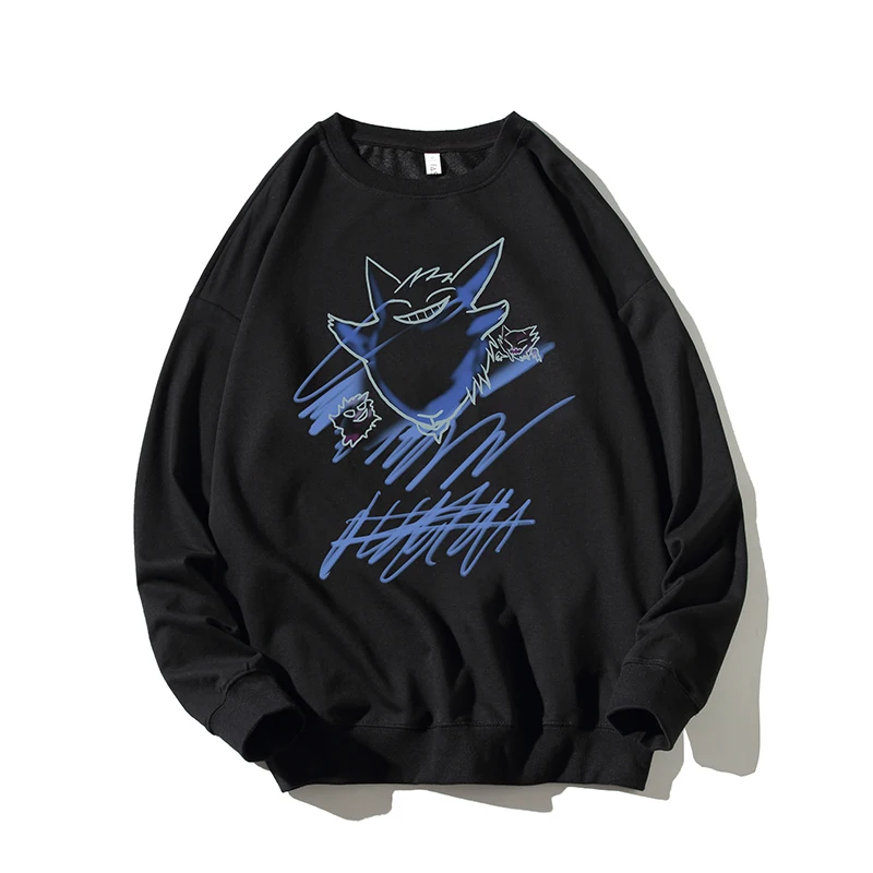 

Oversize Sweatshirts Men 2021 New Spring Autumn Hoodie Casual Round Neck Pullover harajuku Trendy Streetwear Tops Male