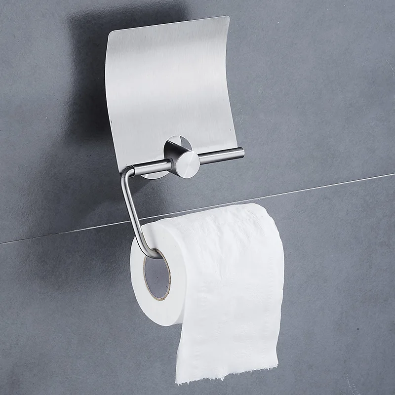 ROVOGO Toilet Paper Holder with Cover Single Roll Wall Mounted Bathroom Storage Dust Proof Roller | Обустройство дома