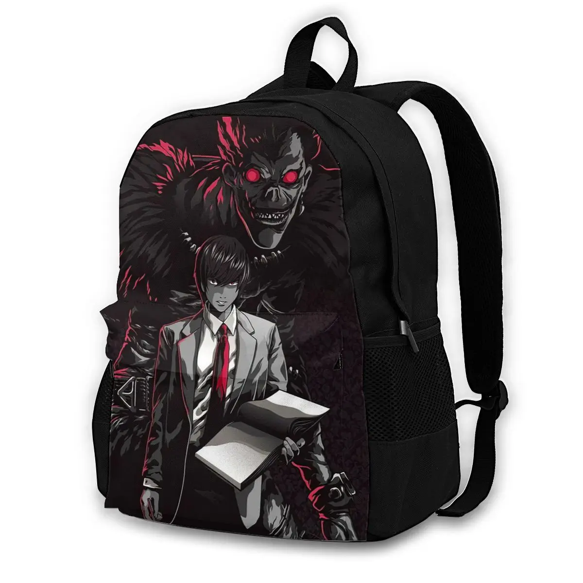 Большие Детские школьные рюкзаки с аниме Death Note мультяшный рюкзак для книг