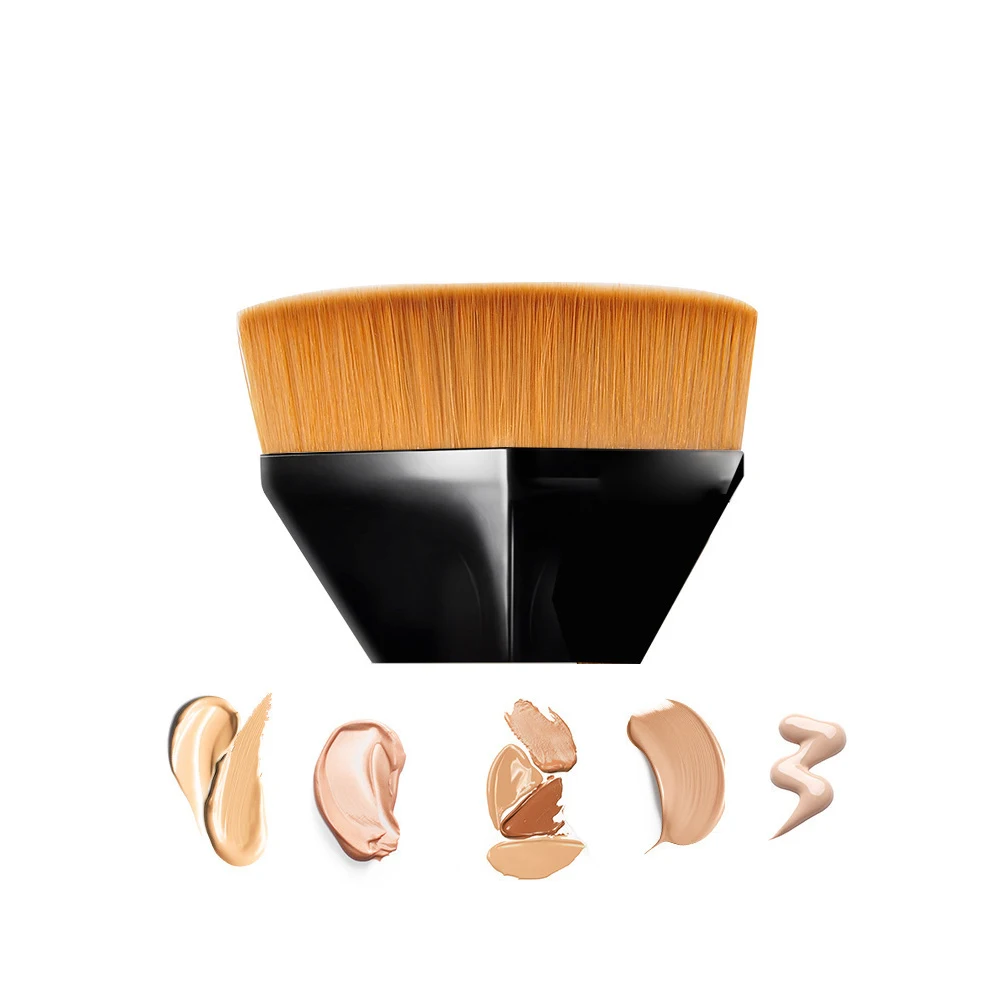 

55#Magic Foundation Makeup Brush Short Handle High Quality Liquid BB Cream Cosmetic Blush Powder Brush Beauty Tools Maquiagem