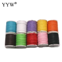 new 10spoolslot mixed colors waxed cotton cord waxed string strap thread necklace rope bead diy jewelry making for bracelet
