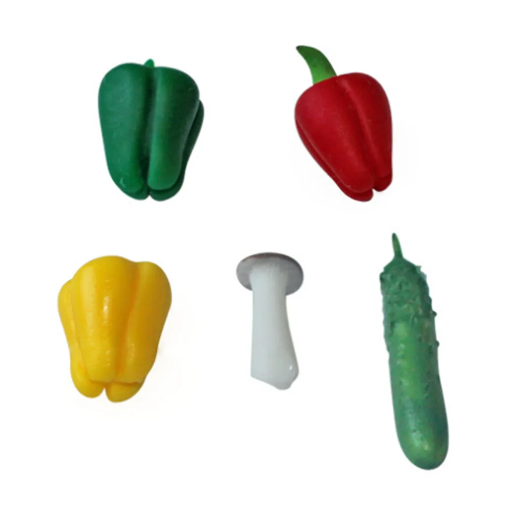 

5pcs 1:6 Dollhouse Assorted Vegetable Food Doll Accessories Decoration Kits
