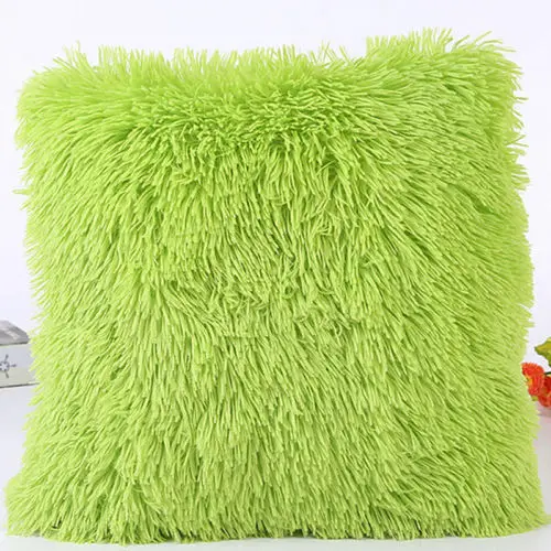 43*43cm Plush Furry Cushion Cover New Pillow Case Decorative Throw Pillow Case Home Bed Room Sofa Decor Home Decor