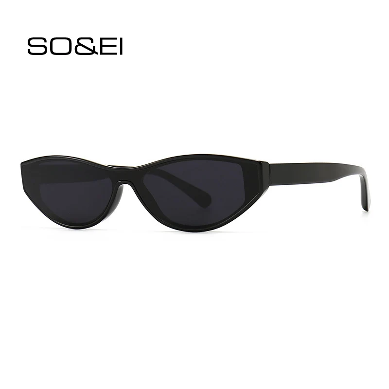 Фото Женские/мужские солнцезащитные очки кошачий глаз SO & EI | Аксессуары для одежды
