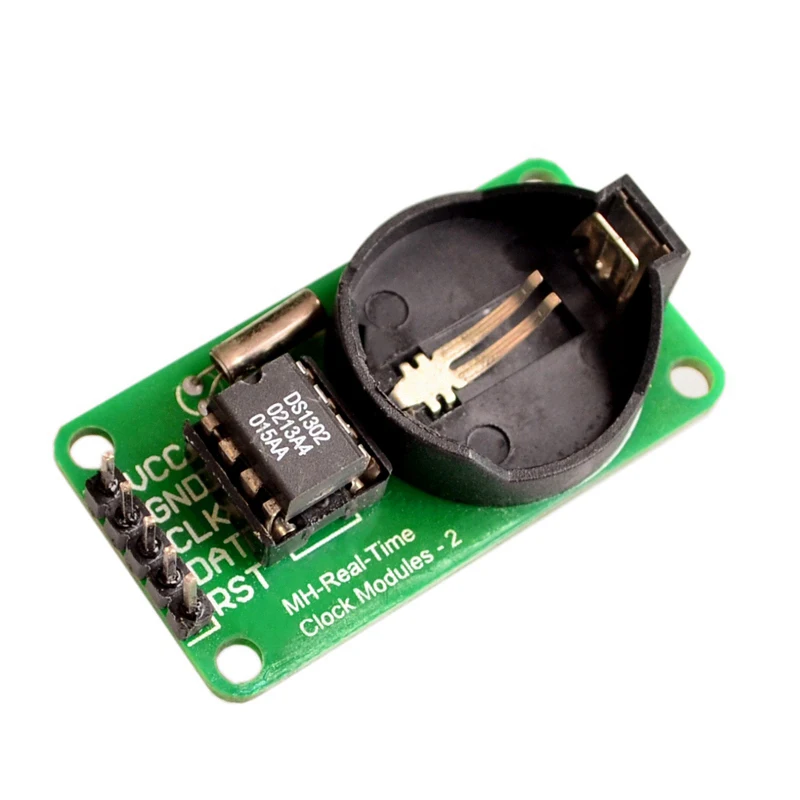 Without battery DS1302 real-time clock module With battery CR2032 travel time when power off