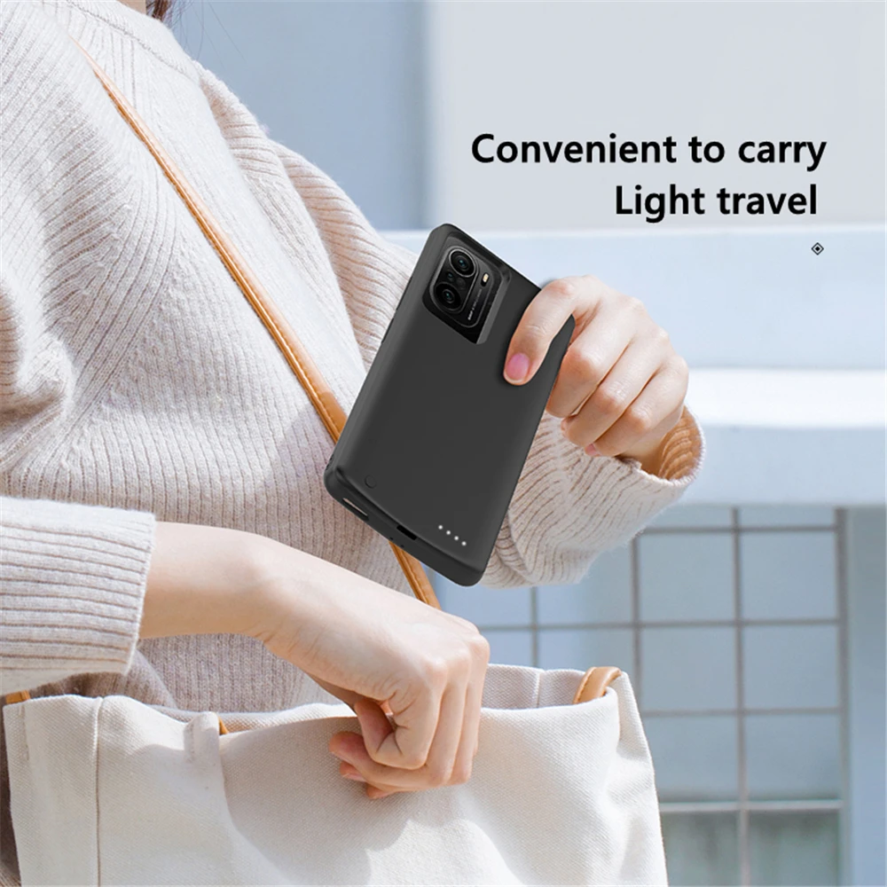 Силиконовые чехлы для зарядного устройства Xiaomi Mi 11i чехол аккумулятора 6800 мАч