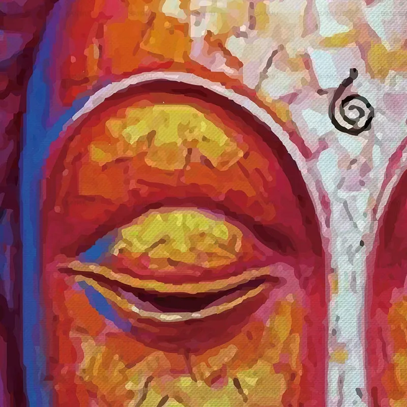 

Vivid Buddha Face Wall Art Pictures Canvas Painting Posters And Prints wall pictures for living room unframed