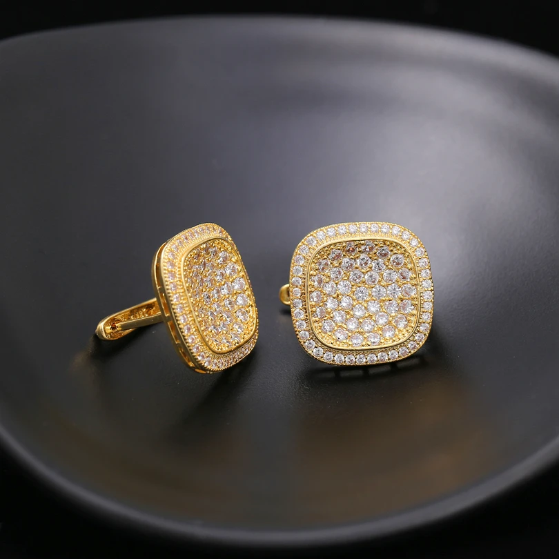 Новинка 2020 подарки для жены серьги-кольца с фианитами женщин женские роскошные