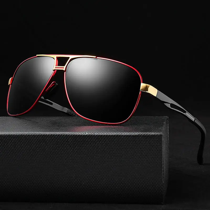 Очки солнцезащитные Мужские поляризационные овальные винтажные солнечные очки