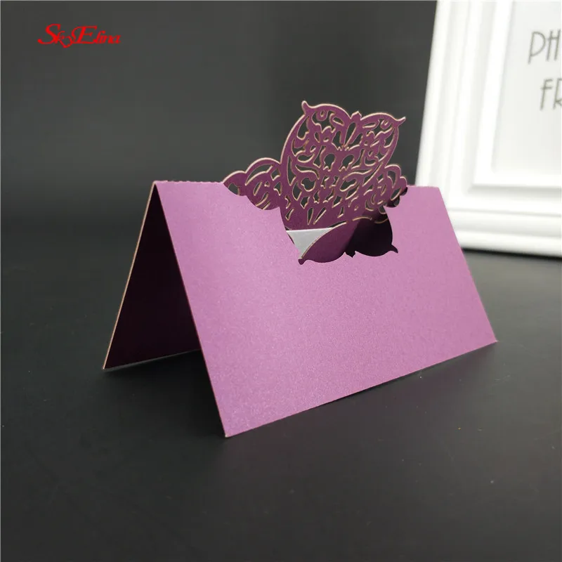 50 шт. карточки с лазерной резкой на сиденье винограда | Дом и сад