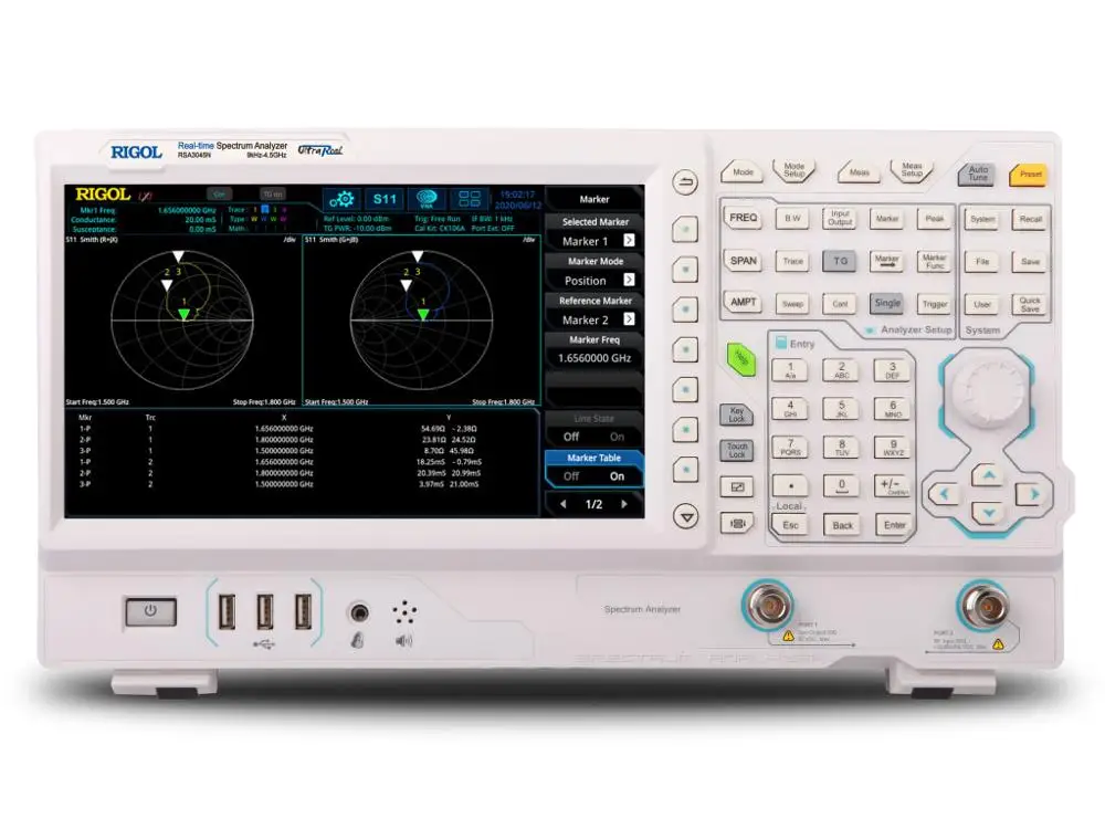 Ригол RSA3045N-4 5 ГГц анализатор спектра в режиме реального времени с анализом