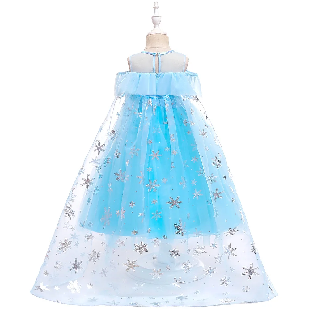 Новое платье принцессы Эльзы для девочек вечерние платья на день рождения