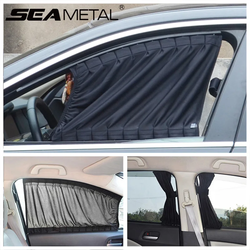 Занавеска бокового окна автомобиля Солнцезащитная крышка складные занавески