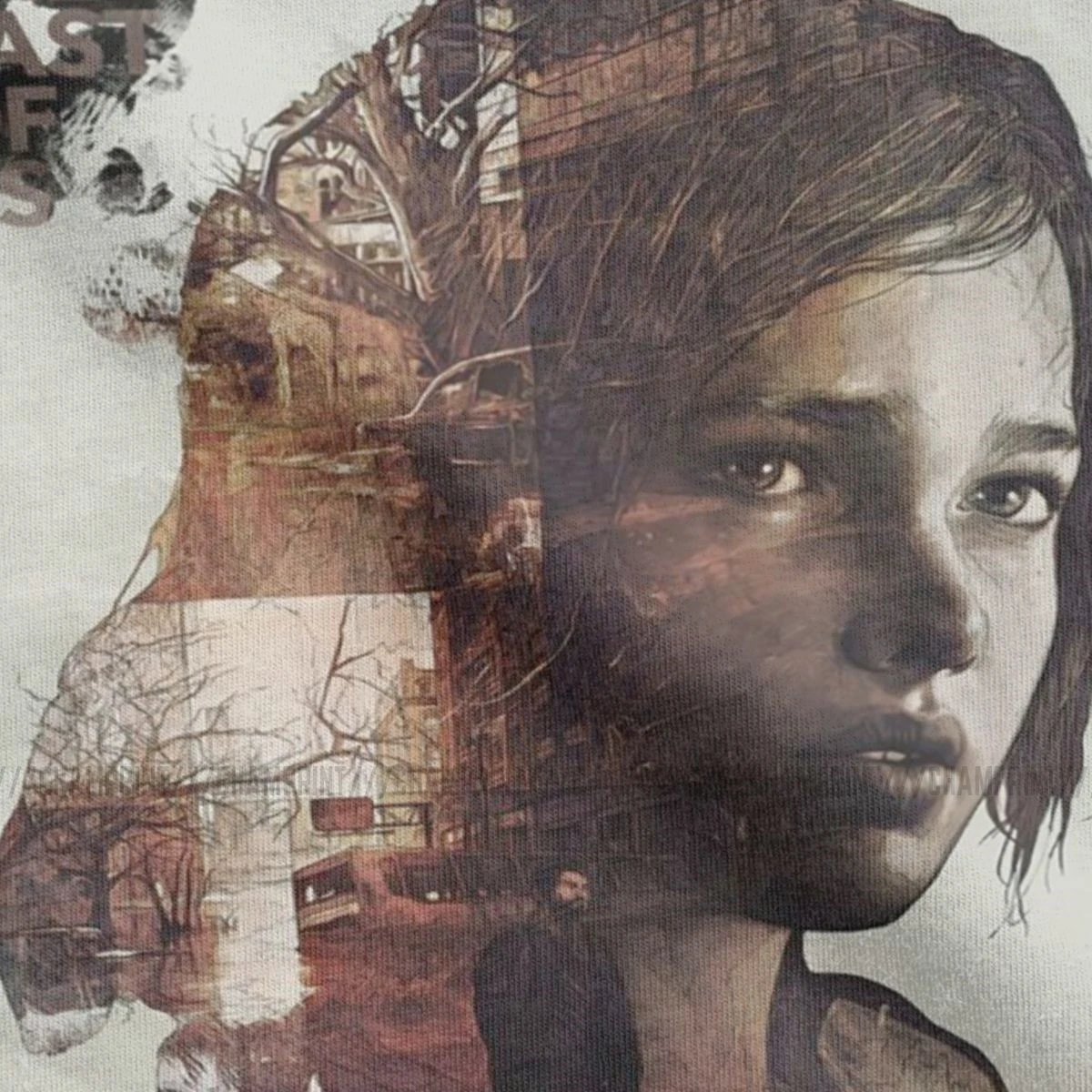 Футболка The Last Of Us в стиле игры Элли для мужчин смешные футболки из чистого хлопка