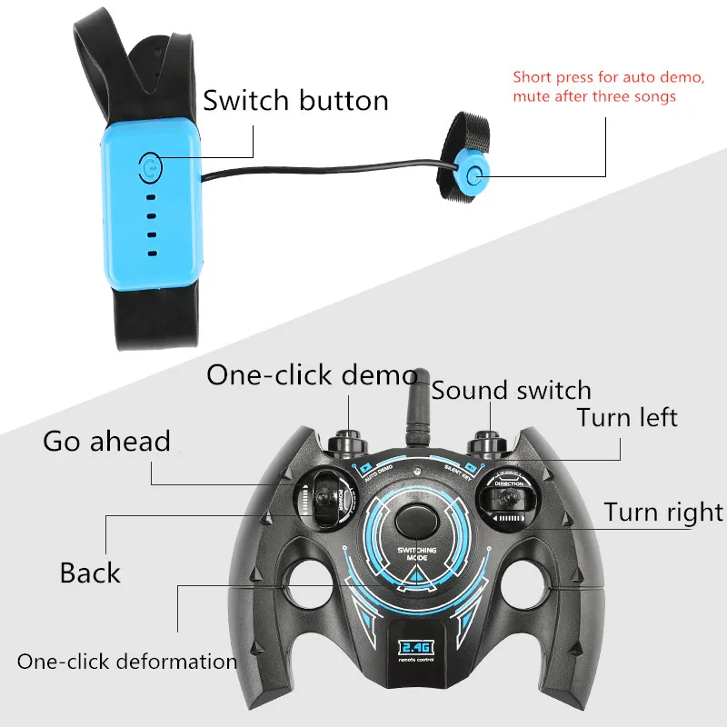 Жест Дистанционное Управление каскадер машина игрушка Lightning дрейф индукции