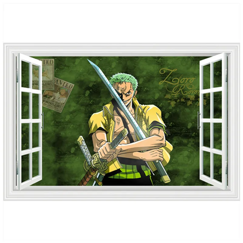 Пиратские аниме изображения 3d Поддельные художественные настенные виниловые