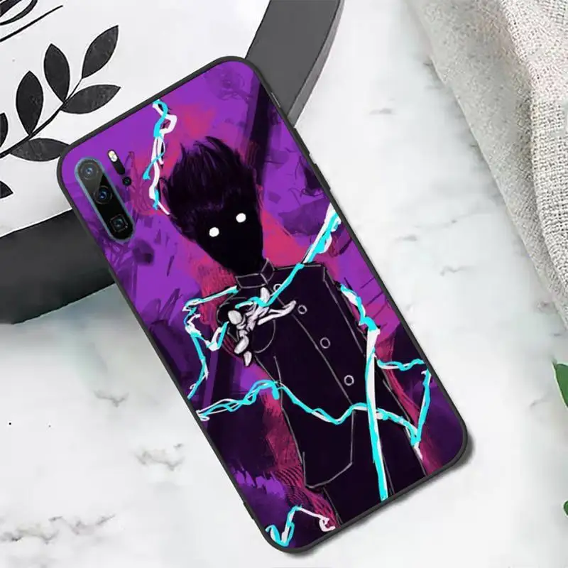 

Mob Psycho 100 Anime Phone Case For Huawei P20 P30 P40 lite Pro P Smart 2019 Mate 10 20 Lite Pro Nova 5t
