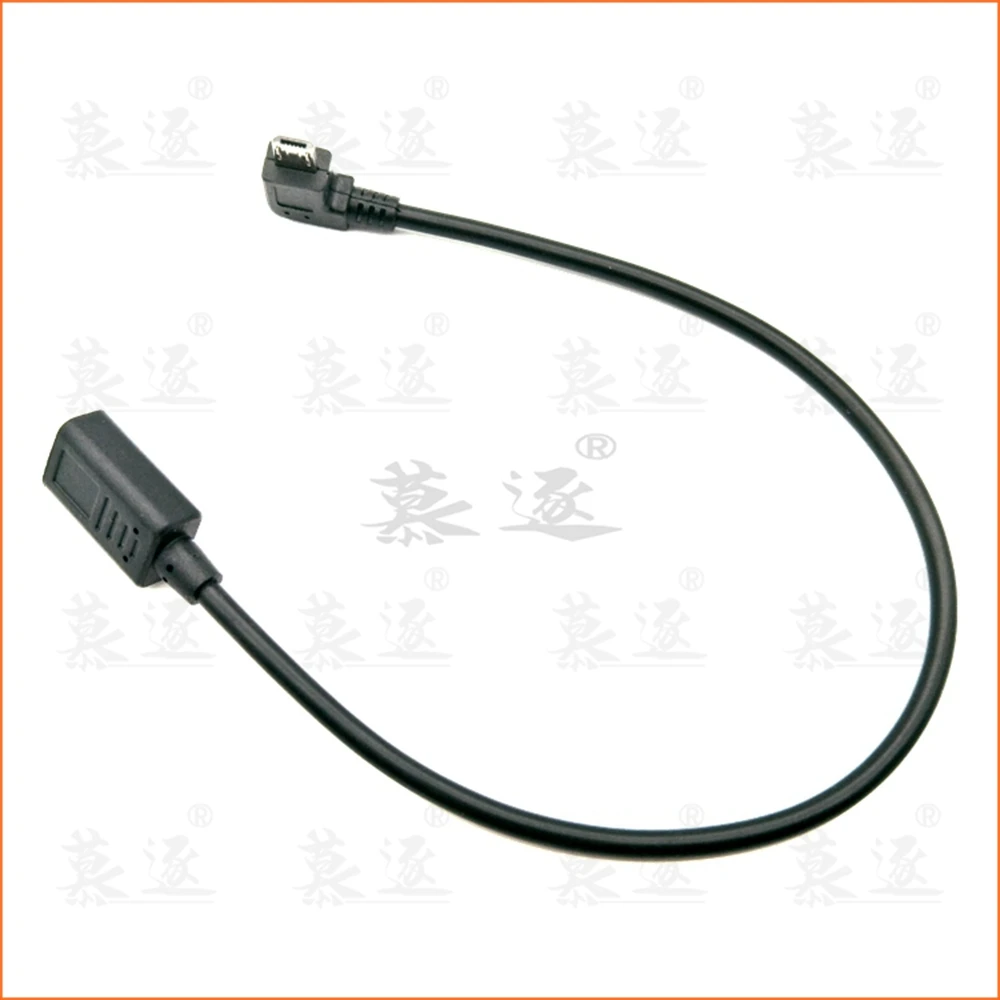 USB Type c гнездовой к Micro Штекерный кабель адаптер 30 см вверх вниз влево вправо 90