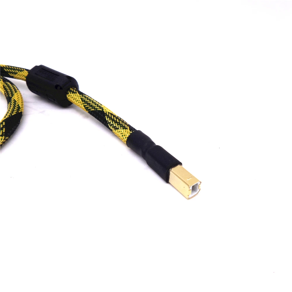 GAO-USB1 HIFI аудио усилитель Высокое качество 4N OFC USB кабель с магнитным кольцом для Hifi ЦАП усилитель 0,5 м 1 м 1,5 м 2 м usb A к USB B