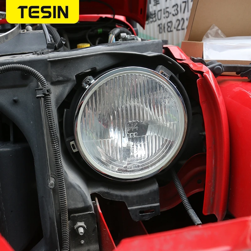 TESIN автомобиля спереди головной светильник Лампа установки Поддержка кронштейны