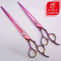 fenice professional 7 0 7 58 0 inch pet grooming in dog hair trimmers scissors dog cutting grooming shears