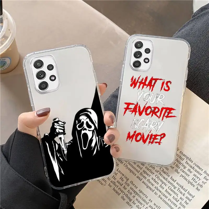 

ghostface Phone Case Transparent For Huawei P20 P30 P40 honor mate 8X 9X 10i Pro Lite