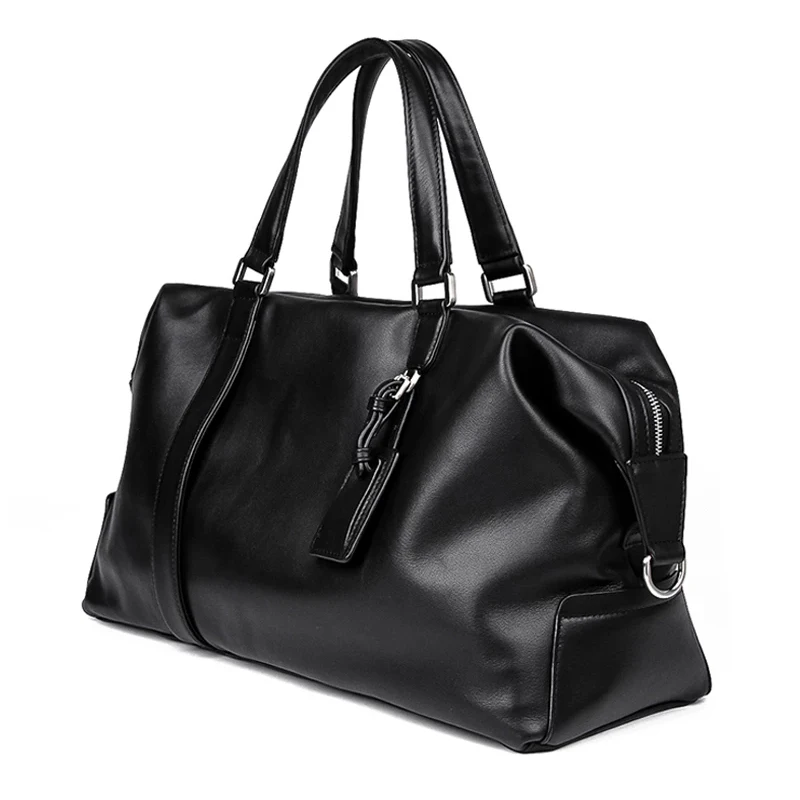 Luufan Genuine Leather Travel Bag European Style Design Cowhide Women Men Weekend Bag Handbag 6007A New Fashion High-Quality