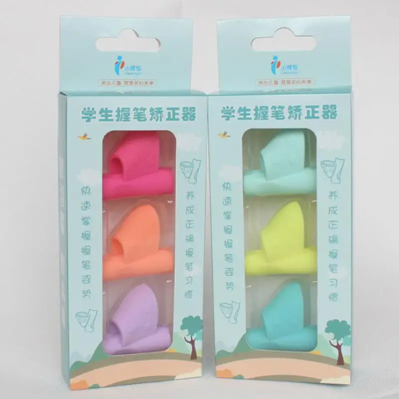 1/3 шт. карандаши Силиконовая ручка-карандаш в виде дельфина и рыбы регулируемая