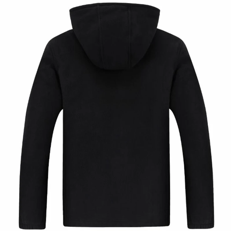 Мужская Флисовая Куртка с капюшоном теплая Толстая тактическая куртка в стиле