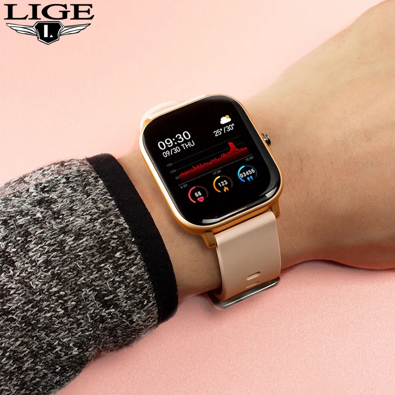 

2020 New P8 Color Screen Smart Watch Women men Full Touch Fitness Tracker Blood Pressure Smart Clock Women Smartwatch for Xiaomi