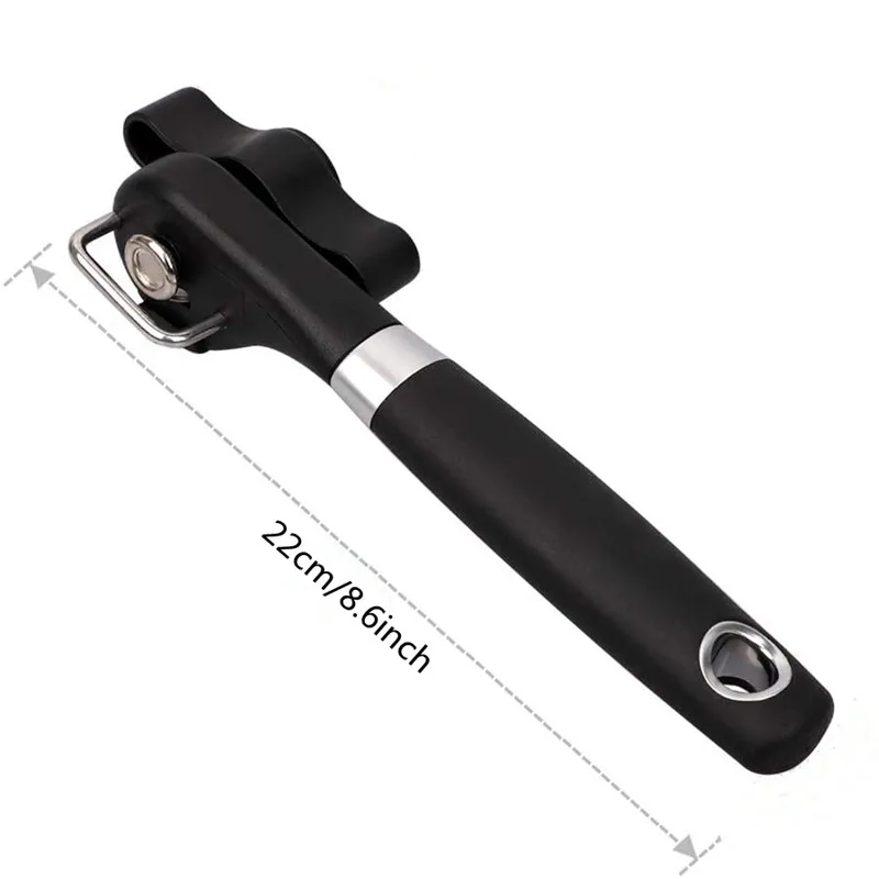 

Manual can opener stainless steel, ergonomic smooth edge, food grade stainless steel kitchen and dining can opener