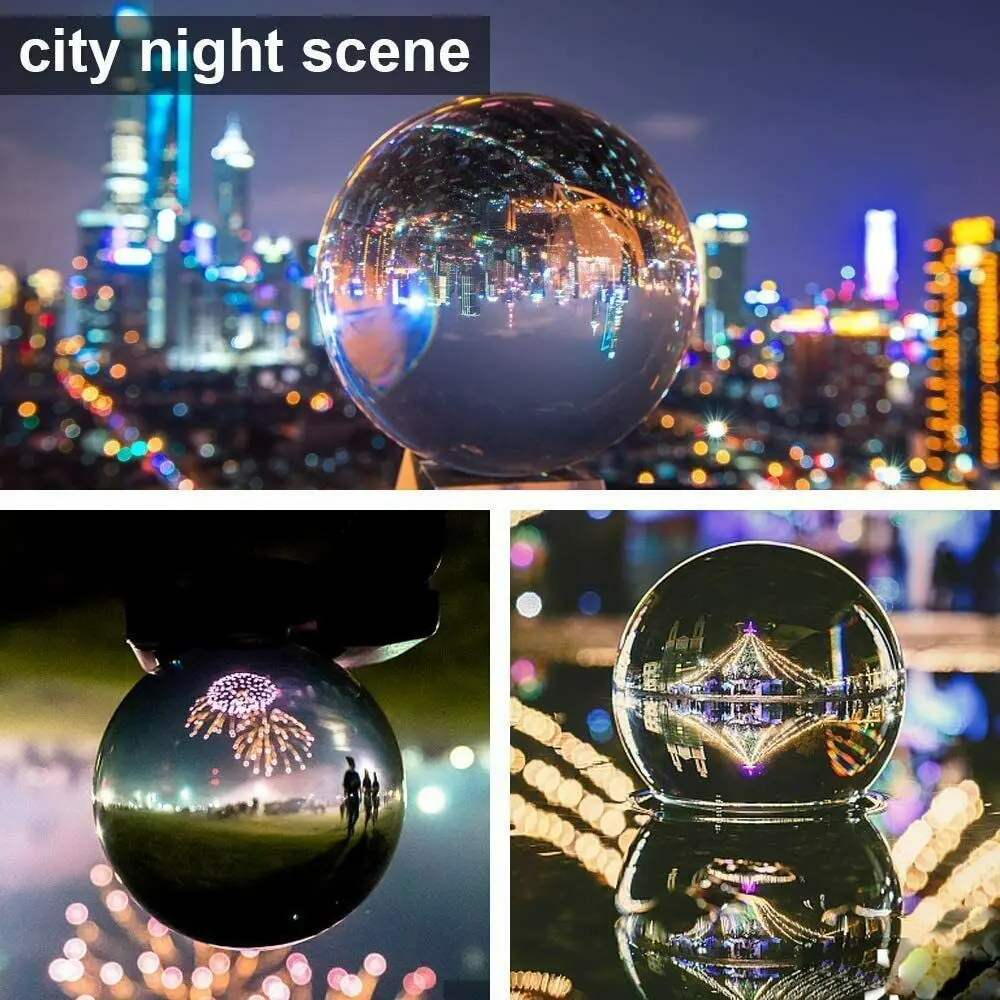 

40-80mm Clear Glass Crystal Ball Healing Sphere Photography Props Gifts new Artificial Crystal Decorative Balls
