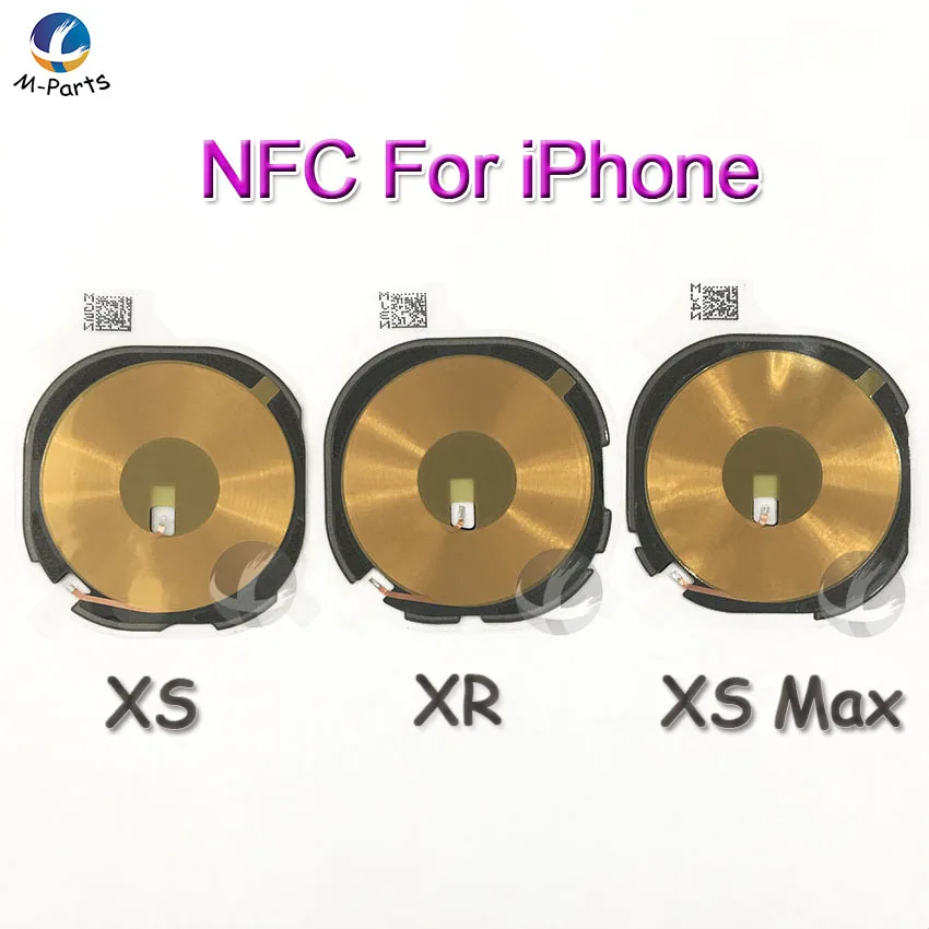 NFC чип для iPhone 8 8 Plus X XS XSM XS Max XR Беспроводная зарядка Панель катушки стикер гибкий кабель ленточная антенна датчик