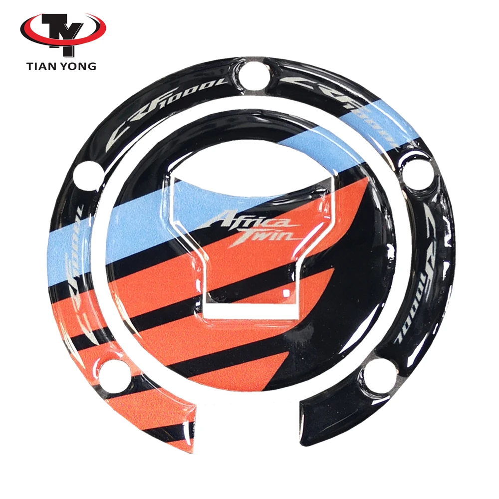 3d наклейка на крышку мотоциклетного бака с газовой крышкой для HONDA Africa Twin CRF1000L